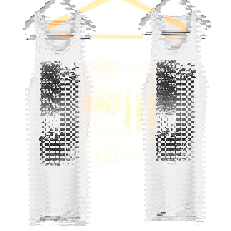 I Love Guns ブラックライフルコーヒー メンズ レディース バックデザイン タンクトップ