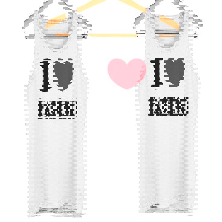 I Love Hachioji 八王子大好き タンクトップ