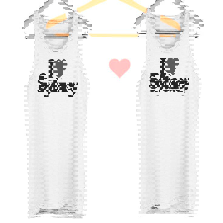 I Love Heartydneyyd Namee Australia タンクトップ