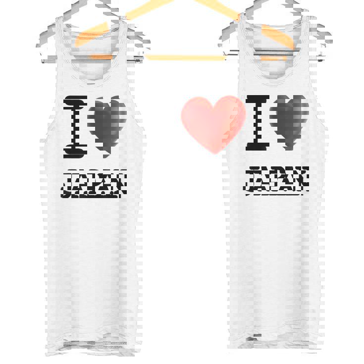 I Love Japan お土産 観光ハート タンクトップ