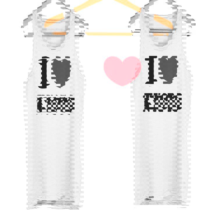 I Love Kyoto 京都が大好きです タンクトップ