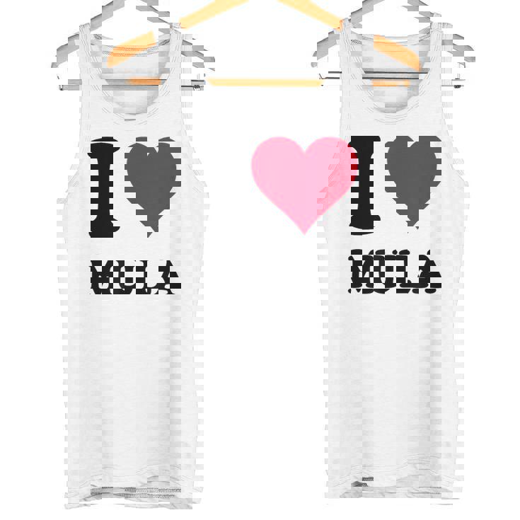 I Love Mula タンクトップ