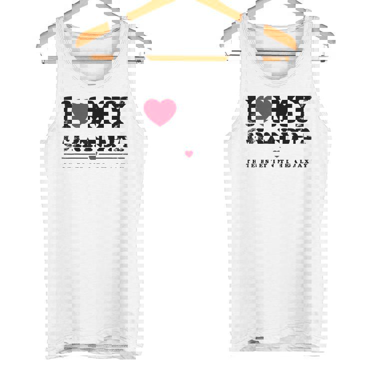 I Love My Grandpa I Heart My Grandpa タンクトップ