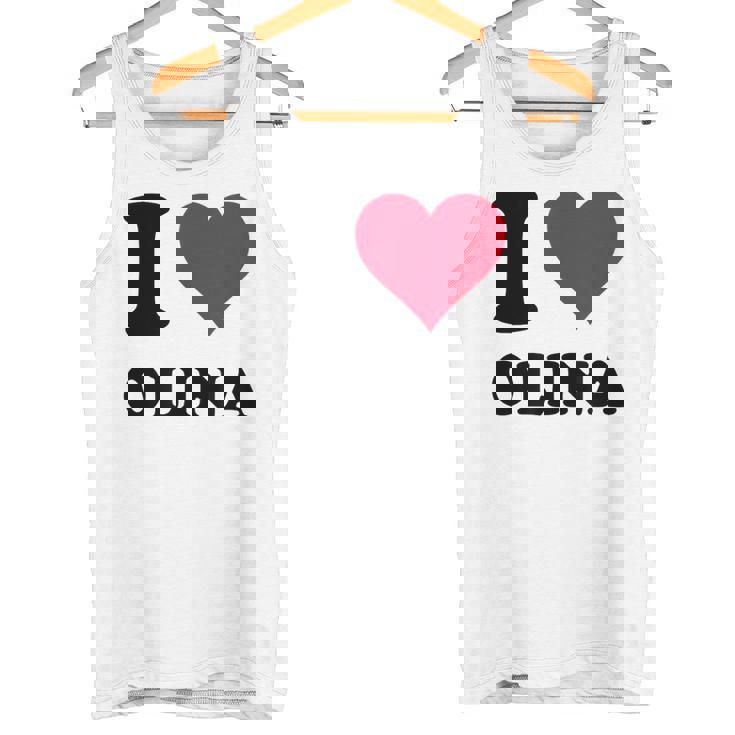 I Love Olina タンクトップ