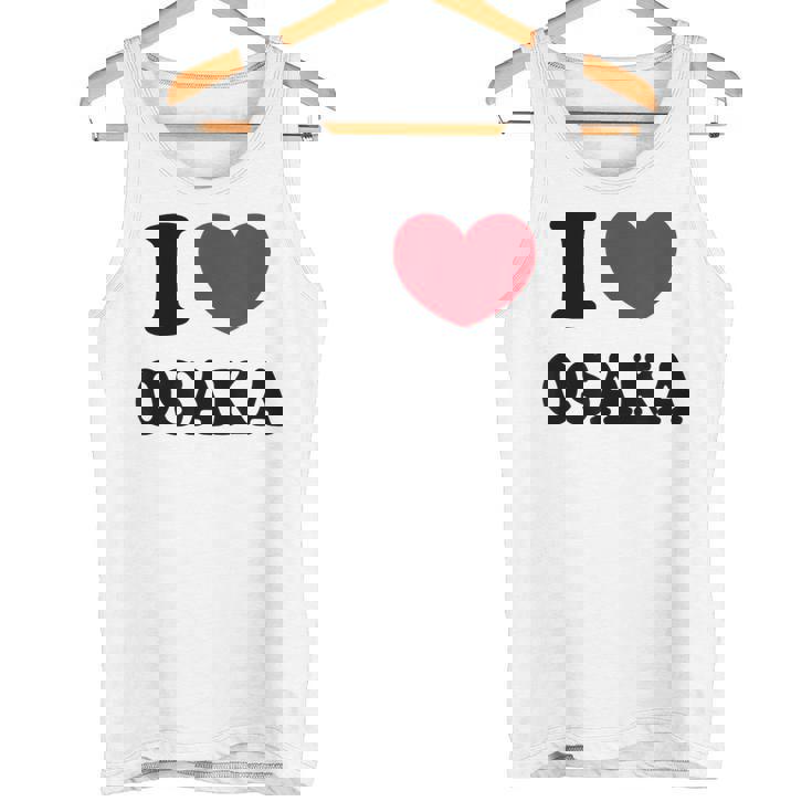 I Love Osaka アイラブ大阪 タンクトップ