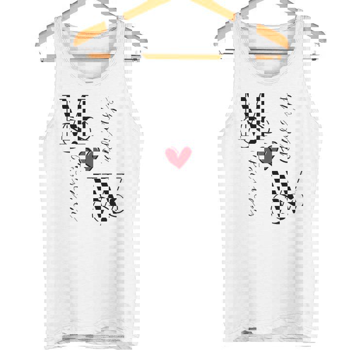 M&W カップル イニシャル 結婚式 記念日 新築祝い タンクトップ