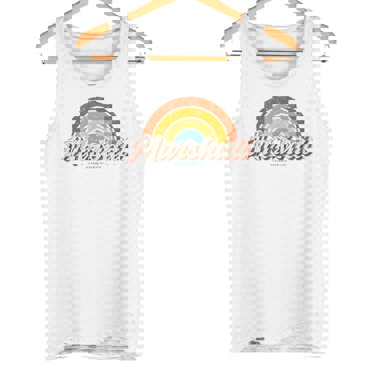Marshall Minnesota Mnヴィンテージレインボーレトロ70年代 タンクトップ
