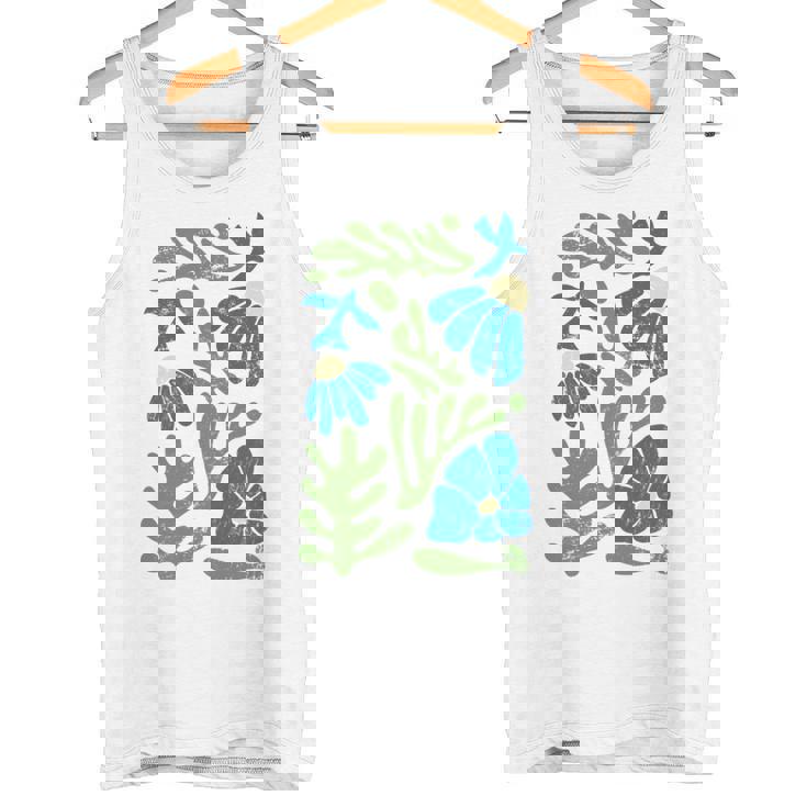 Matisse 抽象 秋 造花 美的 ペイント 長袖tシャツ タンクトップ