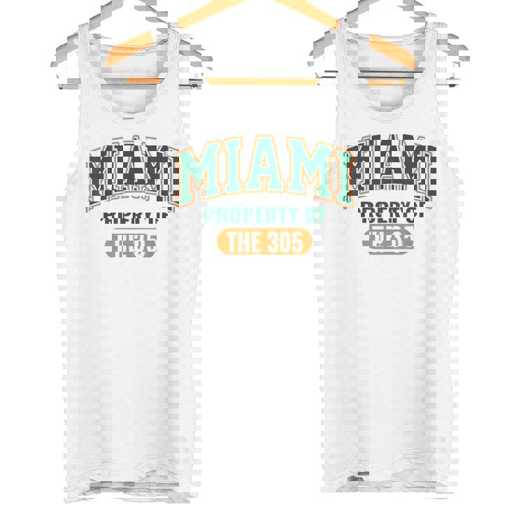 Miami Property 305 ストリートウェア マイアミシティカルチャースタイル タンクトップ