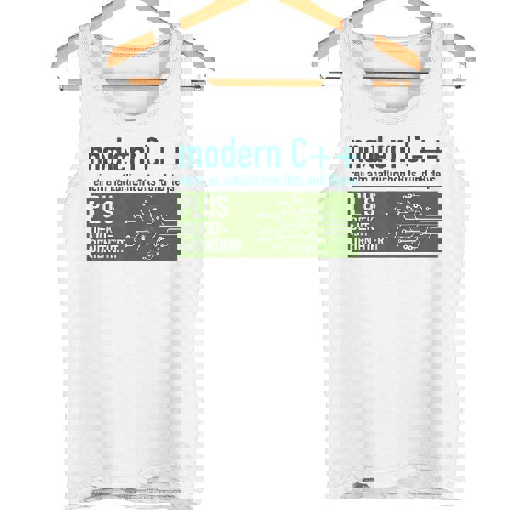 Modern C リッチなナチュラルビットとバイトプログラミング タンクトップ