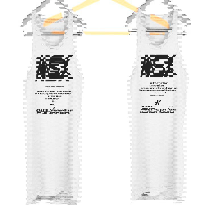 Msx コンピューター タンクトップ