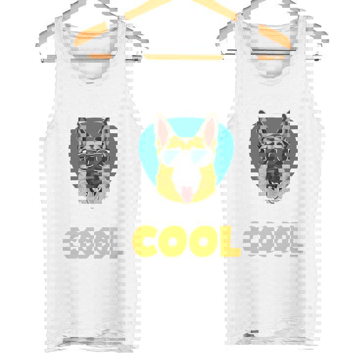 My Dog Thinks I'm Cool サングラス ジャーマンシェパード ドッグオーナー 長袖tシャツ タンクトップ