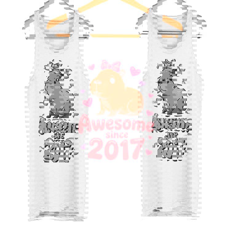 Niños Niños De Capibara De 8 Años Para Niñas Fiesta De 8 Cumpleañ Camiseta sin mangas
