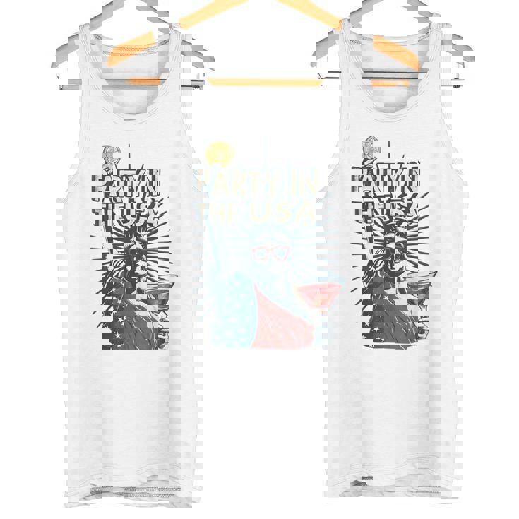 Party In The Usa 自由の女神シャツ 面白い 7月4日 タンクトップ