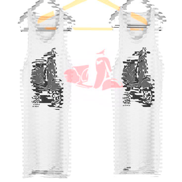 Piaggio クラシックスクーター イタリア製 ピンク タンクトップ