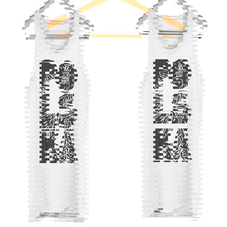 Polska Flag Eagle Polski Pride ポーランドヘリテージデザイン タンクトップ