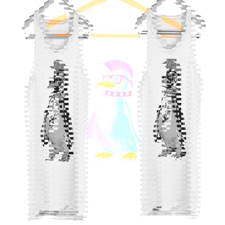 Punkuin 面白い パンクロック パンクロック ペンギン 長袖tシャツ タンクトップ