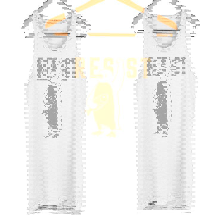 Resist Penguins Activism グラフィック Wetand With Penguins 長袖tシャツ タンクトップ