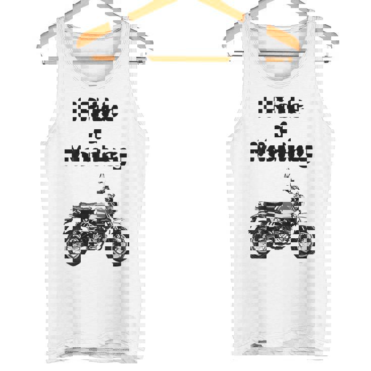 I Ride A Monkey オートバイ ミニバイクシャツ タンクトップ