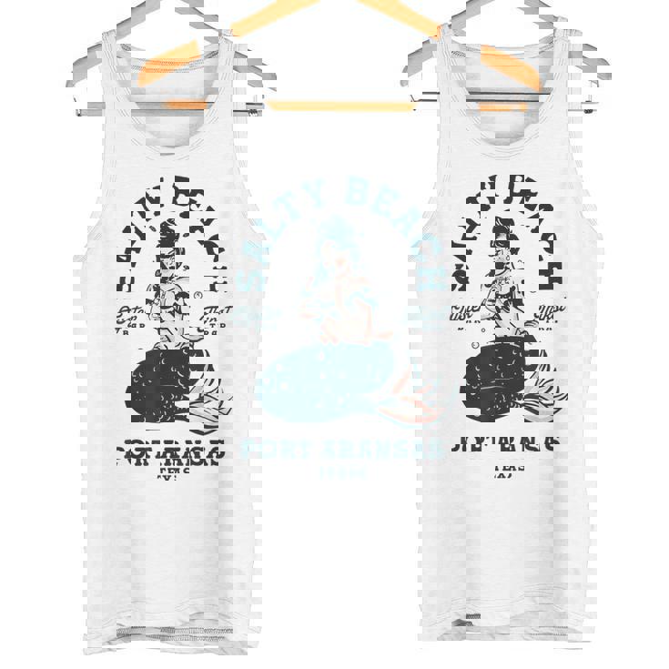 Salty Beach Port Aransas テキサス マーメイドシャツ ダイブバー オイスター タンクトップ