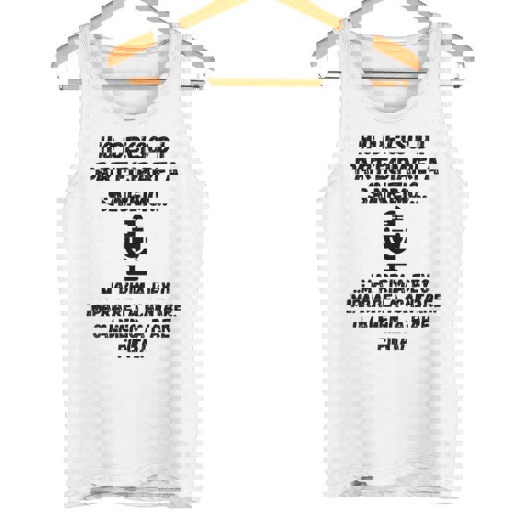 Sanremo 2025 Expression シャツ タンクトップ