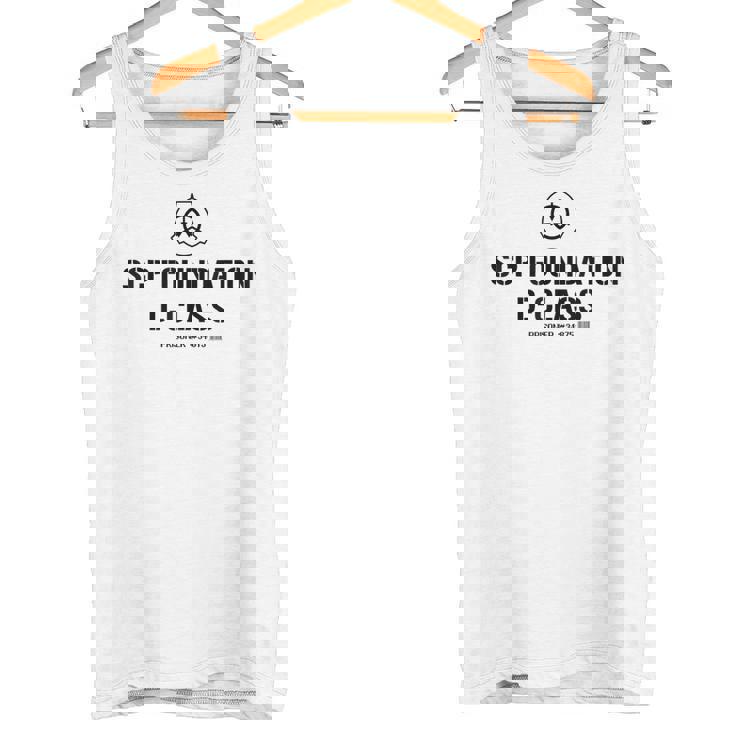 Scp Foundation Dクラス 囚人バーコード タンクトップ
