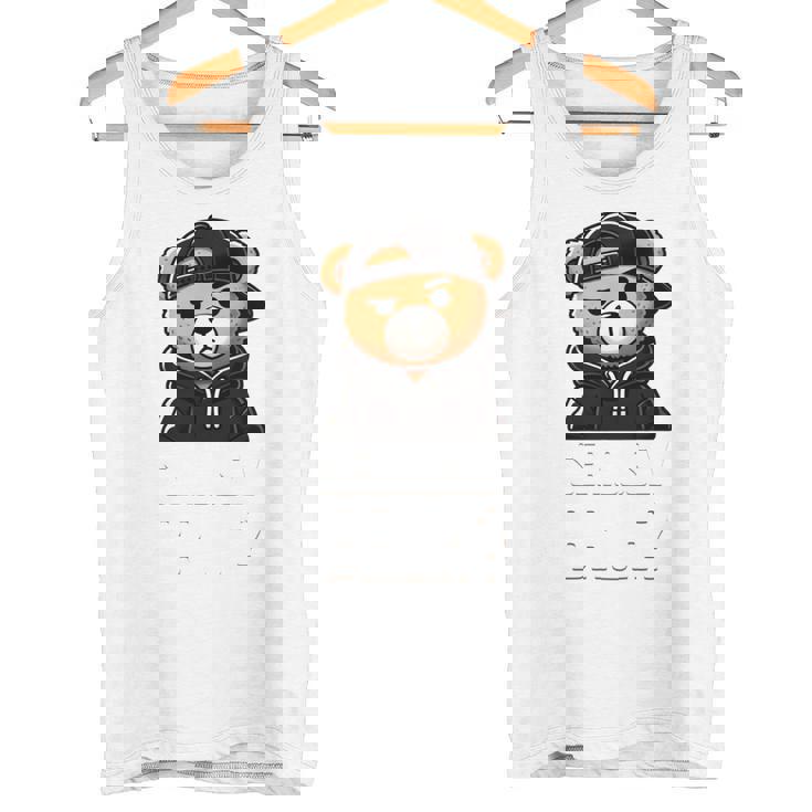 Seriously Bruh ヒップホップ テディベア ティーンエイジャー 男の子 ティーン 格言 長袖tシャツ タンクトップ