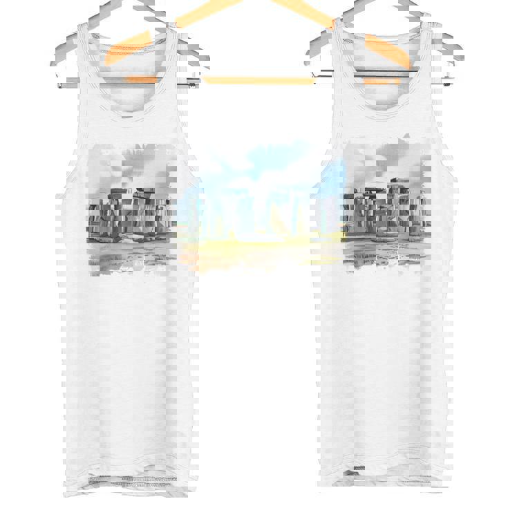 Stonehenge イギリス土産 ストーンヘンジ。 長袖tシャツ タンクトップ