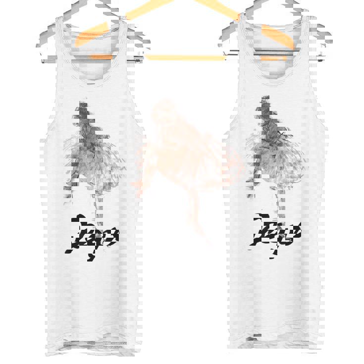 Study Of A Ballet Dancer エドガー・ドガ タンクトップ