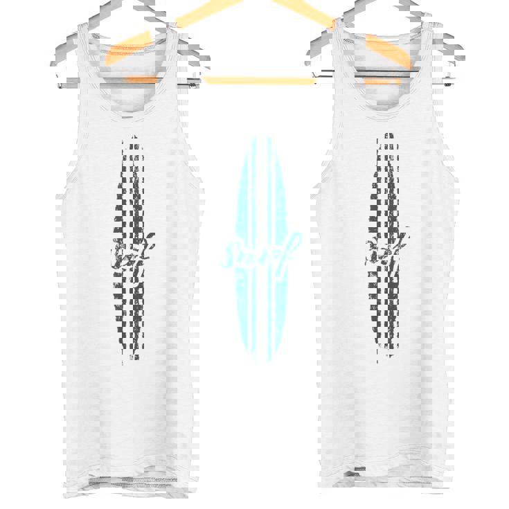 Surf サーフ サーフィン サーフボード サーファー波に乗る ヴィンテージ レトロ タンクトップ