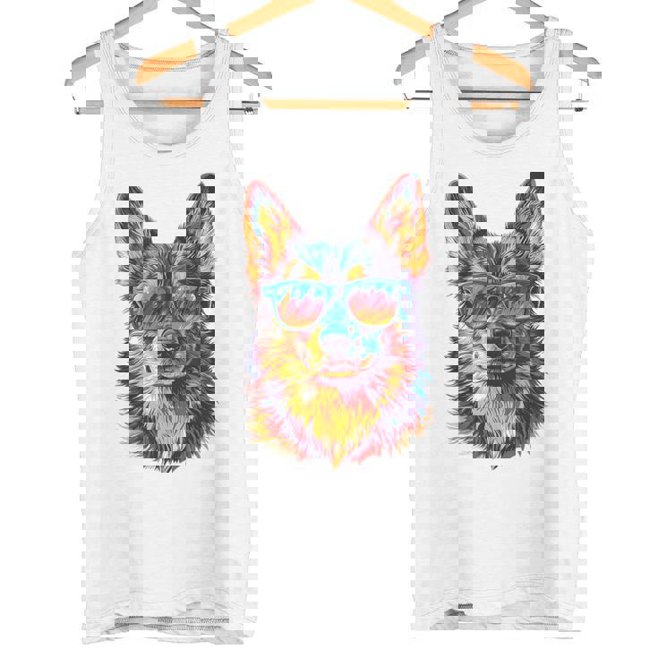 Swedishallhund 犬 モチーフ ペット サングラスwedishallhund タンクトップ