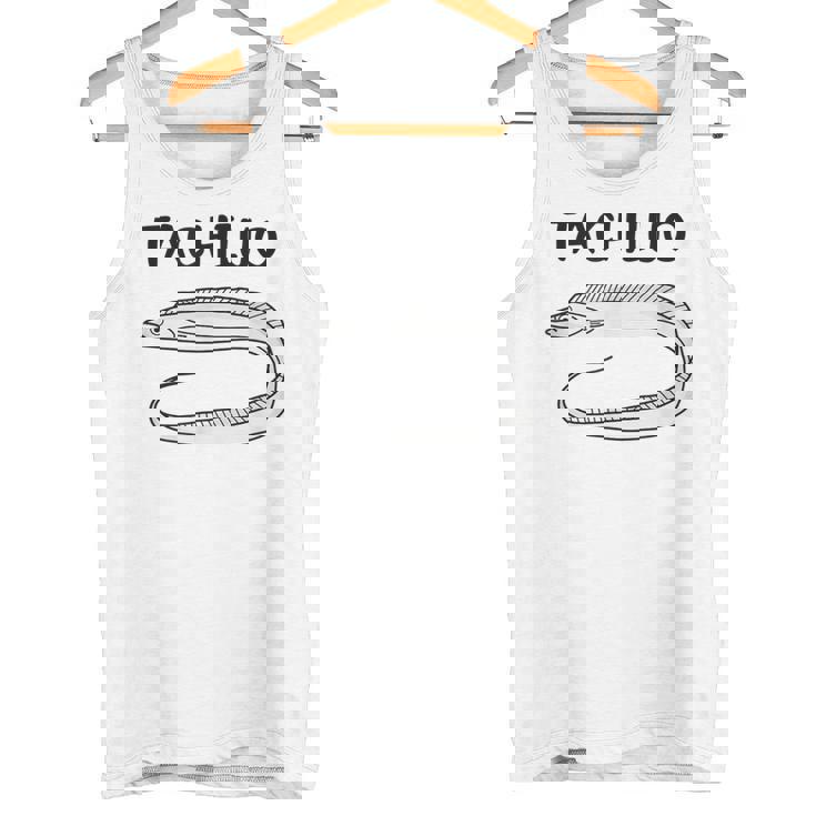 Tachiuo 太刀魚 タチウオス 魚好き 願掛け 釣り好き 海釣り 趣味 おもしろ 寿司ネタ 趣味釣り 船釣り 釣り タンクトップ