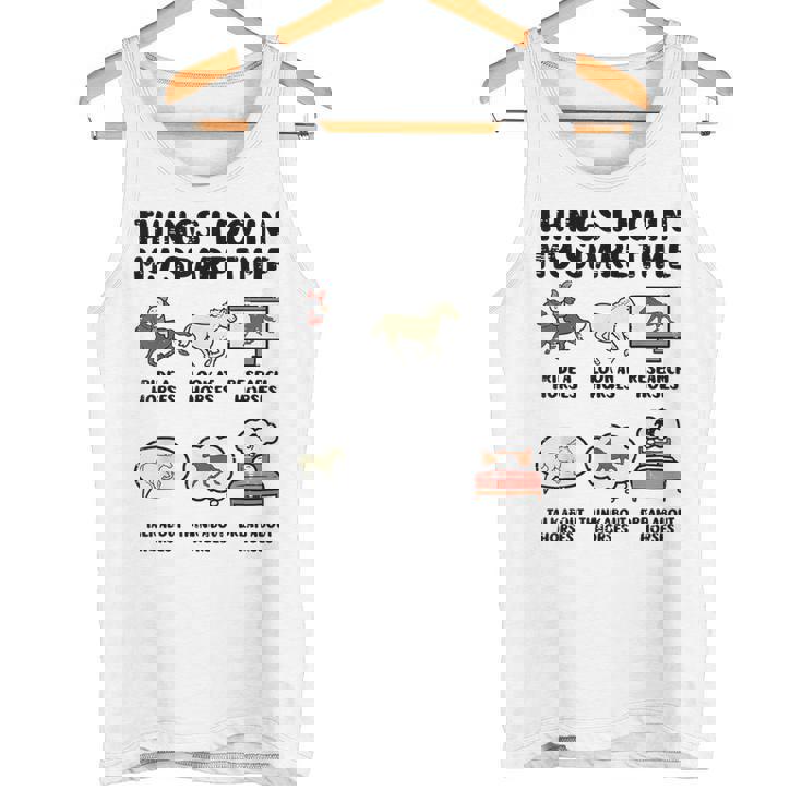 Things I Do Mypare Time 馬 面白い 乗馬 メンズ レディース タンクトップ