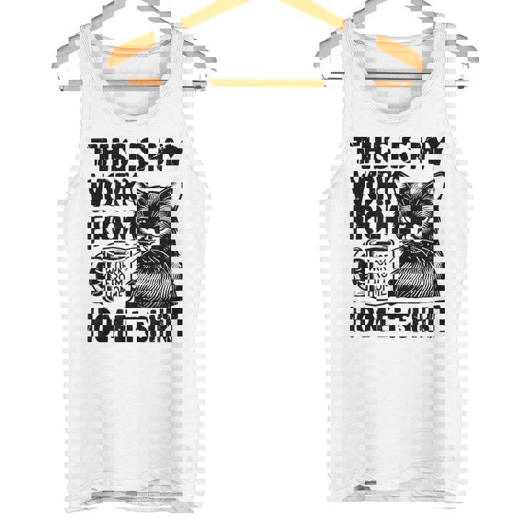 This Is My Work From Homearcastic Cat Remote Worker タンクトップ