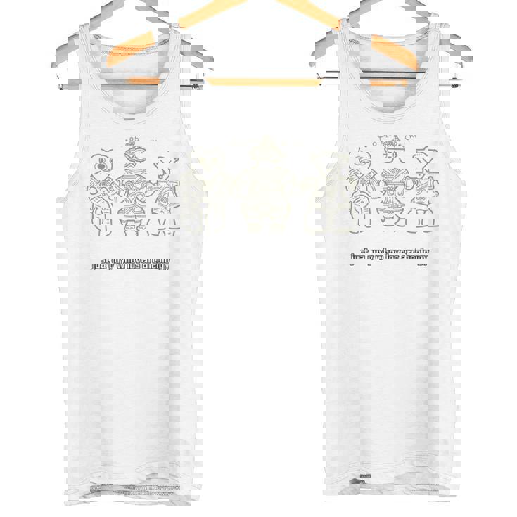 Tomodachi 縄文土偶 はにわ 埴輪 宇宙人 遮光器土偶 ハート形土偶 仮面の女神 考古学 おしゃれ シュール 長袖tシャツ タンクトップ