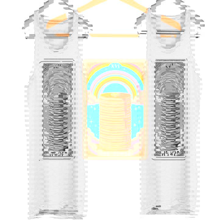 The Tower タロットカード パンケーキタワー 朝食愛好家 長袖tシャツ タンクトップ