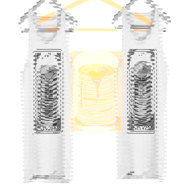 The Tower タロットカード パンケーキタワー 面白いパンケーキ タンクトップ