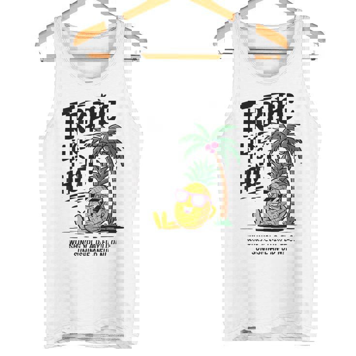 Tropic Like It's Hot パイナップル サマーサングラス ビーチ タンクトップ