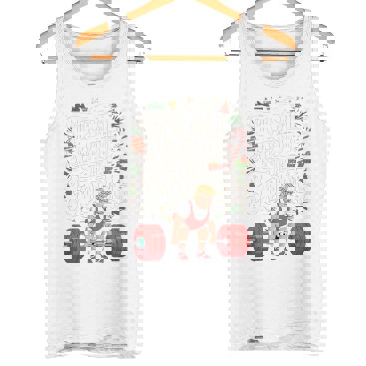 Trump It's All About The Form クリスマス ワークアウト ジム ホリデー 長袖tシャツ タンクトップ