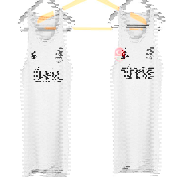 Turkiye トルコ国旗 トルコ オリンピック シューティング チーム スポーツ タンクトップ