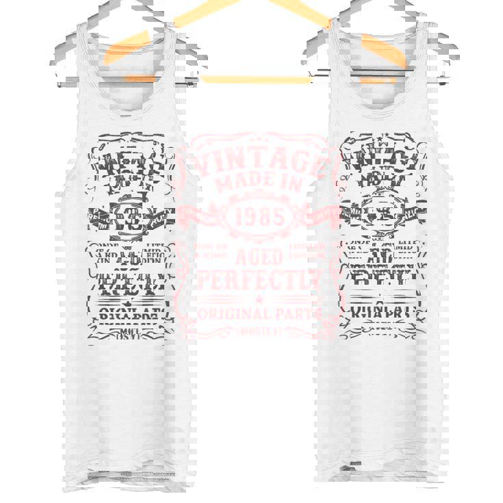 Vintage Made In 1985 The Man Myth Legend 39 Year Old タンクトップ