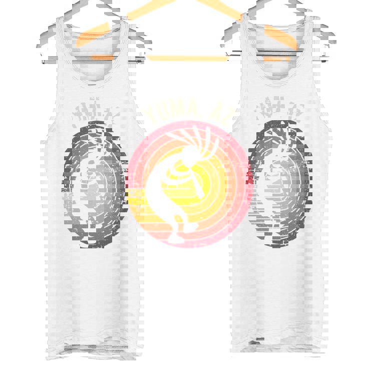 Yuma アリゾナ ダンシング ココペリ アンティーク調デザイン 長袖tシャツ タンクトップ