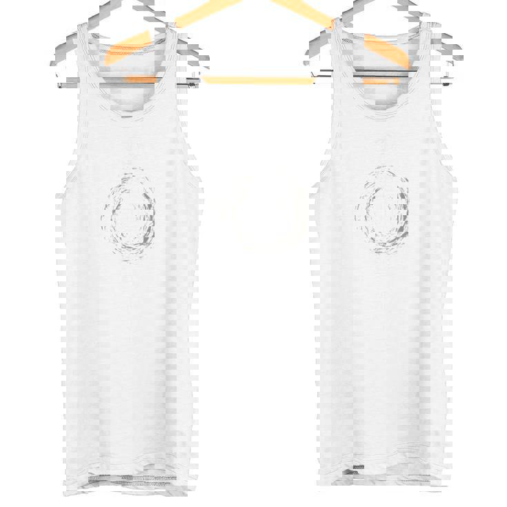 「うずまき／とほかみえみため」 言霊 ホツマ文字 ヲシテ文字 とほかみゑひため 神社 開運 お守り バックプリント タンクトップ