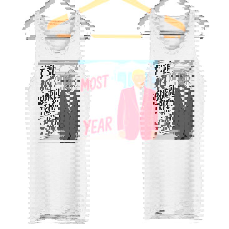 「今年一番素晴らしい言葉だ」トランプクリスマス 長袖tシャツ タンクトップ