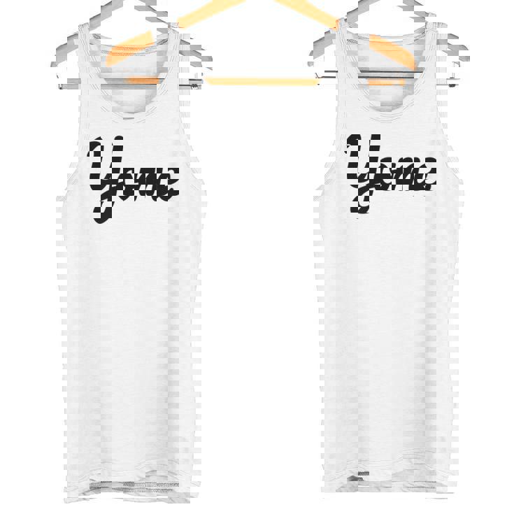 【Yome】嫁 よめ シンプル おしゃれ ローマ字 夫婦お揃い 結婚祝い カップル ペアルック おもしろ ペア タンクトップ