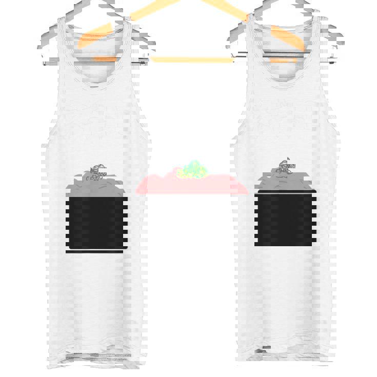 【ネギトロ】マグロ トロ ねぎ 寿司 おすし 軍艦巻き 可愛い おもしろ 面白い 食べ物 鮨 ネタ ウケ狙い 文字入り タンクトップ