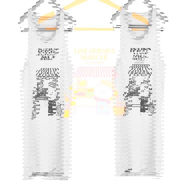 うさまる ベジまるシェ ロゴ付 タンクトップ