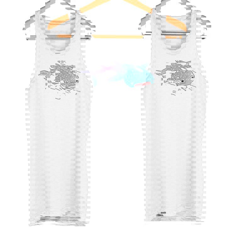 かわいい カワイイ エステ ブルー ジンベラ サメ 海 ギフト タンクトップ