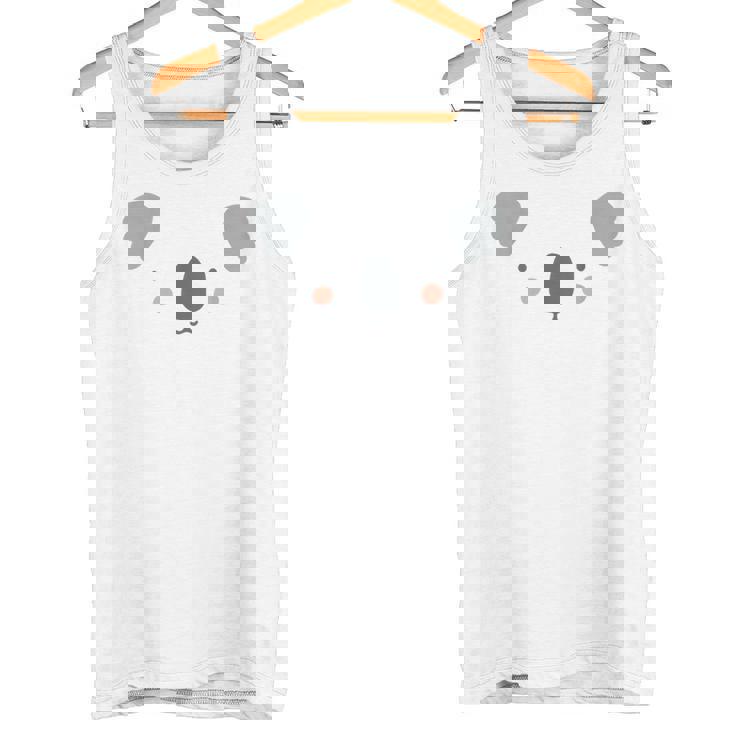 かわいいコアラ顔ハロウィンコスチューム タンクトップ