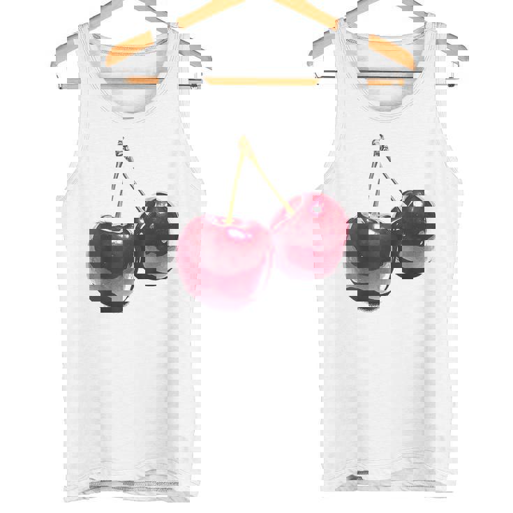 さくらんぼ フルーツ モチーフ イラスト さくらんぼ タンクトップ